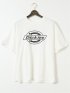 【大きいサイズ】ディッキーズ/Dickies 綿天竺 ロゴ プリント クルー 半袖 Tシャツ