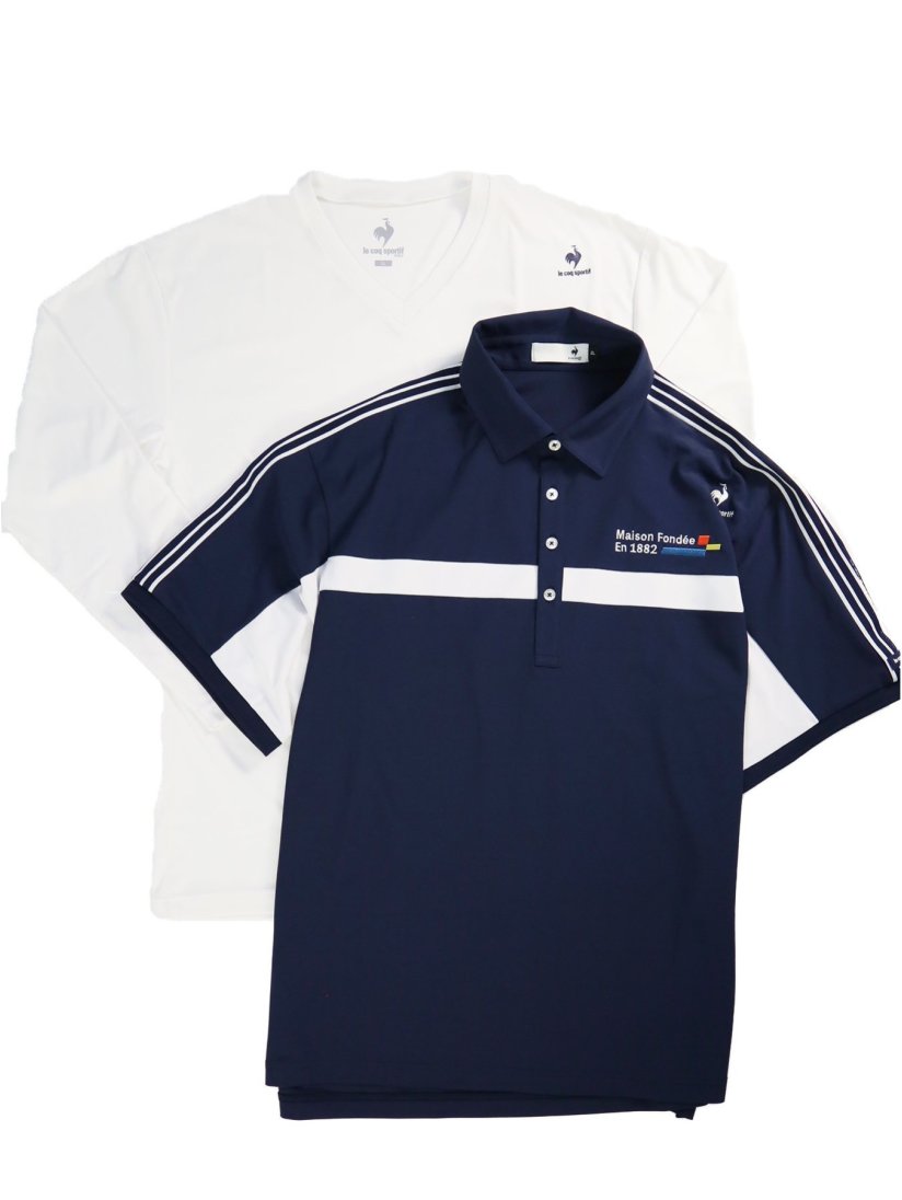 大きいサイズ】ルコックスポルティフ ゴルフ/le coq sportif GOLF インナー付き ストレッチ半袖シャツ(GB-2L 75紺): トップス | TAKA-Q ONLINE SHOP/タカキューオンラインショップ【公式通販】 大きいサイズ】ルコックスポルティフ ゴルフ/le coq sportif GOLF インナー付き ストレッチ半袖シャツ(GB-2L 75紺): トップス | TAKA-Q ONLINE SHOP/タカキューオンラインショップ【公式通販】