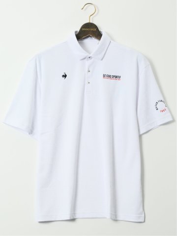 【大きいサイズ】ルコックスポルティフ ゴルフ/le coq sportif GOLF トライアングルジャガード 半袖 ポロシャツ