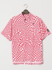 【大きいサイズ】ルコックスポルティフ ゴルフ/le coq sportif GOLF VICHY柄 半袖ポロシャツ