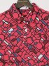 【大きいサイズ】ルコックスポルティフ ゴルフ/le coq sportif GOLF モンドリアングラフィック小柄 半袖ポロシャツ