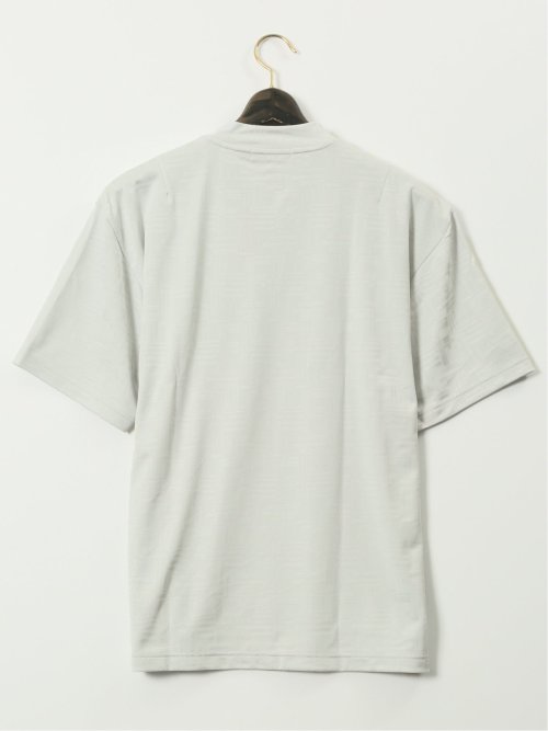 【大きいサイズ】ルコックスポルティフ ゴルフ/le coq sportif GOLF チェックジャガード モックネック 半袖 Tシャツ