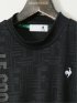 【大きいサイズ】ルコックスポルティフ ゴルフ/le coq sportif GOLF チェックジャガード モックネック 半袖 Tシャツ