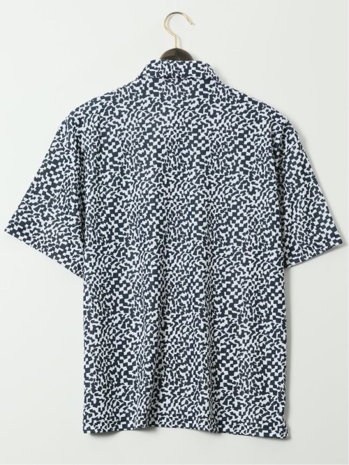 【大きいサイズ】ルコックスポルティフ ゴルフ/le coq sportif GOLF ミナモ柄 半袖 ポロシャツ