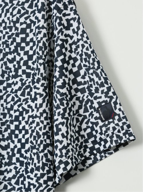 【大きいサイズ】ルコックスポルティフ ゴルフ/le coq sportif GOLF ミナモ柄 半袖 ポロシャツ