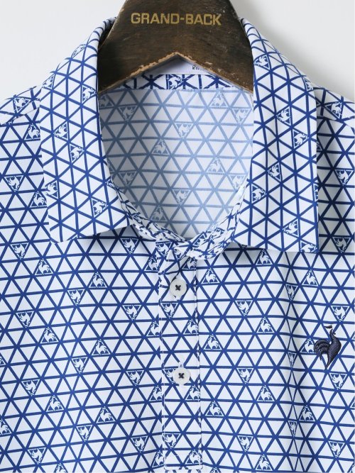 【大きいサイズ】ルコックスポルティフ ゴルフ/le coq sportif GOLF 三角ロゴ 小柄 半袖 ポロシャツ