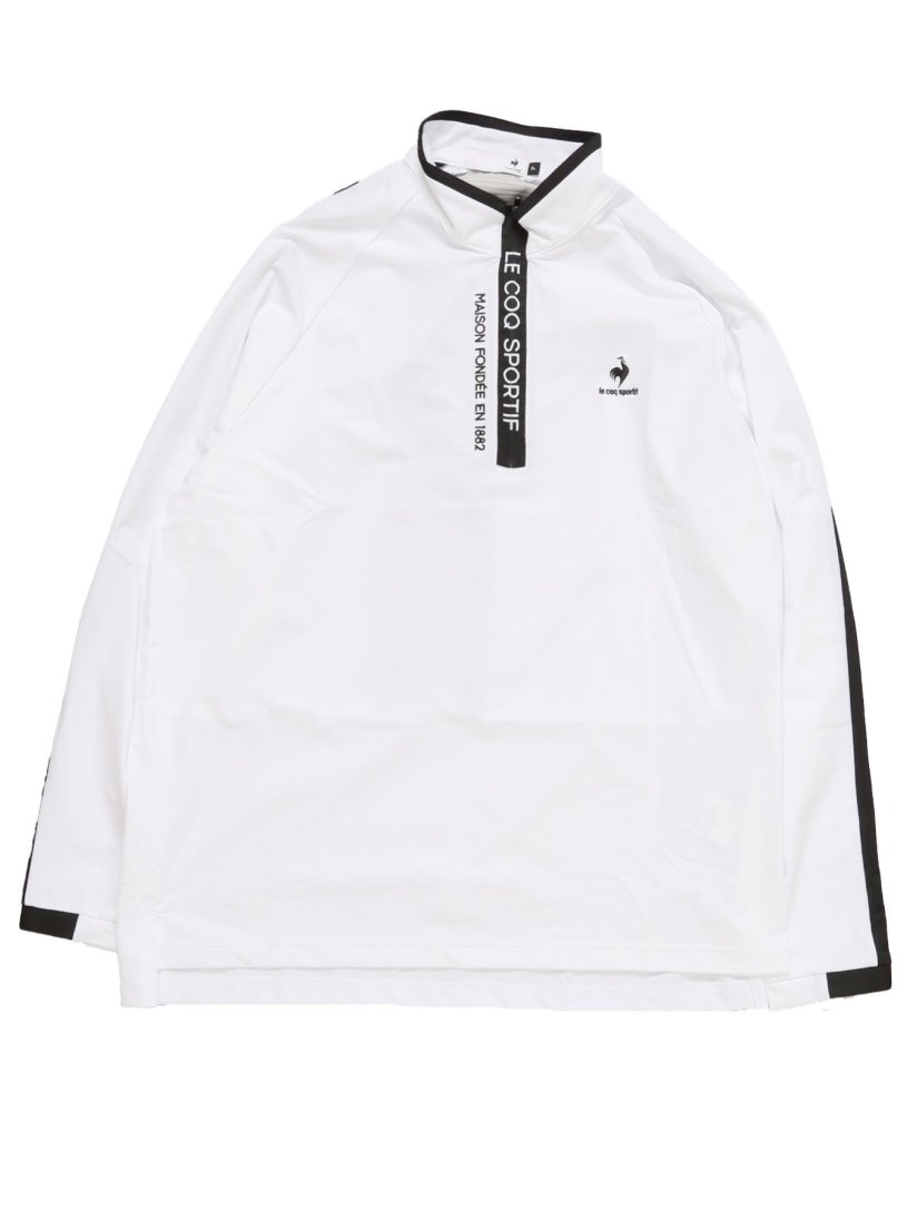 大きいサイズ ルコックスポルティフ ゴルフ Le Coq Sportif Golf アクアゲート ハーフジップ長袖シャツ Gb 2l 01白 トップス Taka Q Online Shop タカキューオンラインショップ 公式通販