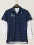 【大きいサイズ】ルコックスポルティフ ゴルフ/le coq sportif GOLF 長袖インナー付き 半袖ポロシャツ