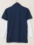 【大きいサイズ】ルコックスポルティフ ゴルフ/le coq sportif GOLF 長袖インナー付き 半袖ポロシャツ