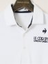 【大きいサイズ】ルコックスポルティフ ゴルフ/le coq sportif GOLF トライアングルジャガード 長袖ポロシャツ