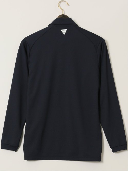 【大きいサイズ】ルコックスポルティフ ゴルフ/le coq sportif GOLF トライアングルジャガード 長袖ポロシャツ