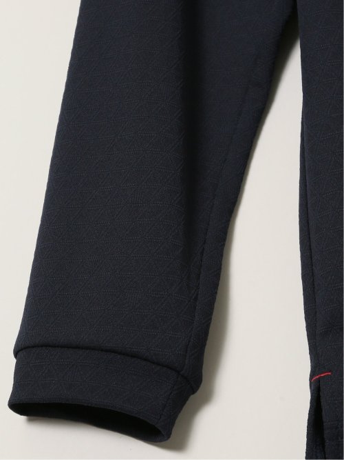 【大きいサイズ】ルコックスポルティフ ゴルフ/le coq sportif GOLF トライアングルジャガード 長袖ポロシャツ