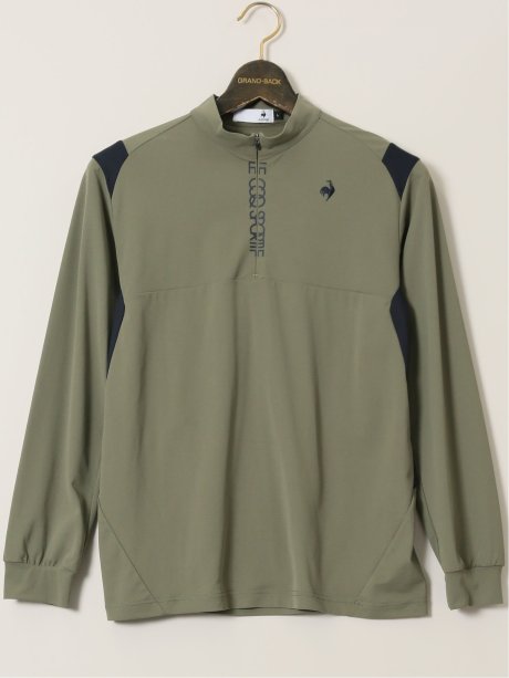 【大きいサイズ】ルコックスポルティフ ゴルフ/le coq sportif GOLF ハーフジップ 長袖Tシャツ
