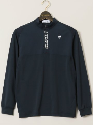 【大きいサイズ】ルコックスポルティフ ゴルフ/le coq sportif GOLF ハーフジップ 長袖Tシャツ