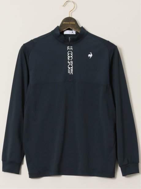 【大きいサイズ】ルコックスポルティフ ゴルフ/le coq sportif GOLF ハーフジップ 長袖Tシャツ
