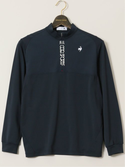 【大きいサイズ】ルコックスポルティフ ゴルフ/le coq sportif GOLF ハーフジップ 長袖Tシャツ