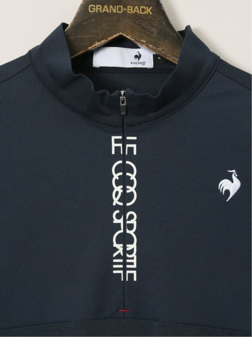 【大きいサイズ】ルコックスポルティフ ゴルフ/le coq sportif GOLF ハーフジップ 長袖Tシャツ