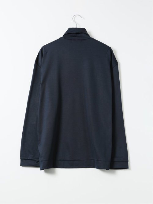 【大きいサイズ】ルコックスポルティフ ゴルフ Tシャツ メンズ 長袖 ハイネック ストレッチ 裏起毛 保温 UV 吸汗速乾 モーション3D