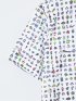 【大きいサイズ】ヘンリーバル/HENRY VAL リップル総柄 半袖ポロシャツ