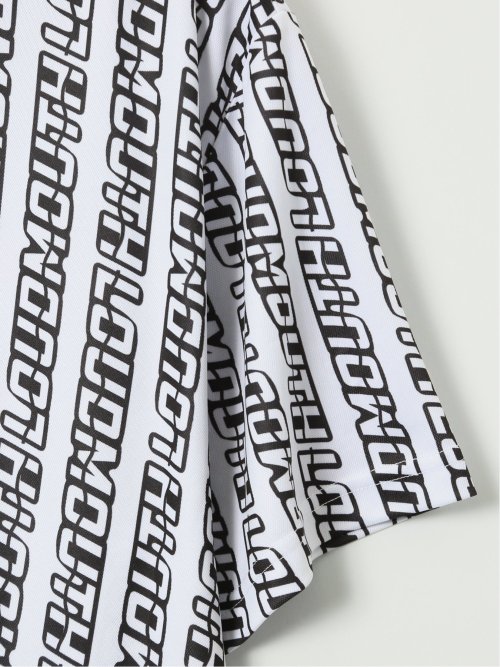 【大きいサイズ】ラウドマウス/LOUDMOUTH フリージング鹿の子 総柄 半袖 ポロシャツ