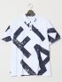 【大きいサイズ】フィラ ゴルフ/FILA GOLF ビッグロゴプリント 半袖ポロシャツ