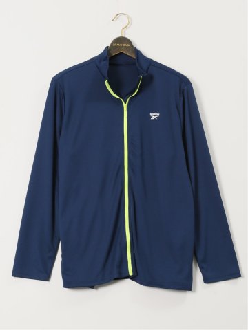 【大きいサイズ】リーボック/REEBOK UV ラッシュガード スタンドジャケット