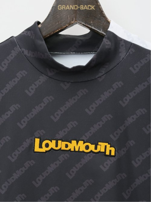 【大きいサイズ】ラウドマウス/LOUDMOUTH 裏起毛 モックネック長袖Tシャツ