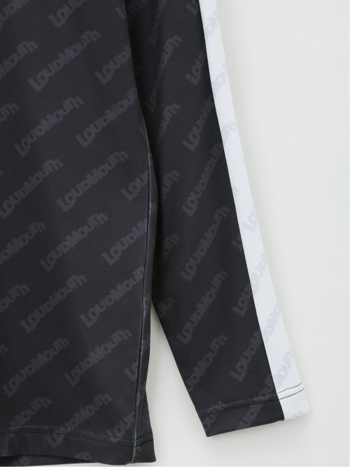 【大きいサイズ】ラウドマウス/LOUDMOUTH 裏起毛 モックネック長袖Tシャツ