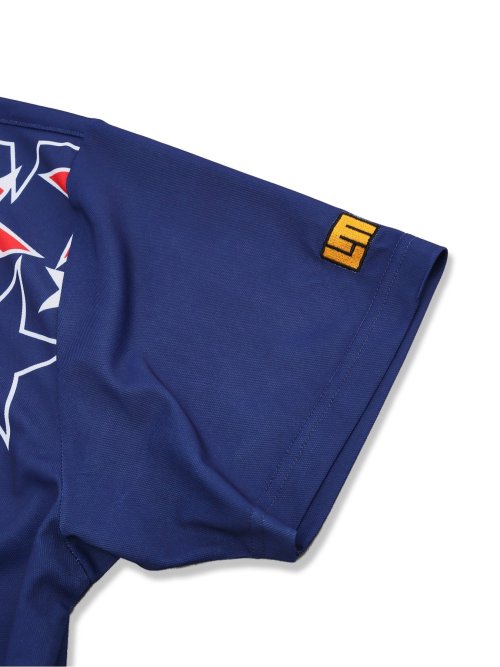 【大きいサイズ】ラウドマウス/LOUDMOUTH 斜めライン 半袖ポロシャツ