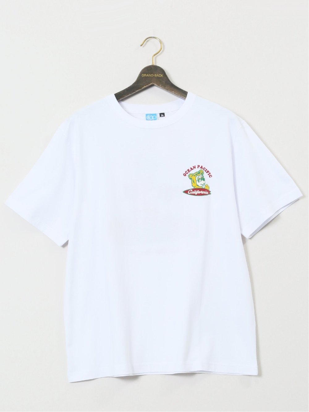 【大きいサイズ】オーシャン パシフィック/Ocean Pacific 綿天竺 クルーネック半袖Tシャツ