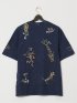 【大きいサイズ】デシグアル/Desigual 刺繍 クルーネック半袖Tシャツ