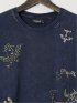 【大きいサイズ】デシグアル/Desigual 刺繍 クルーネック半袖Tシャツ