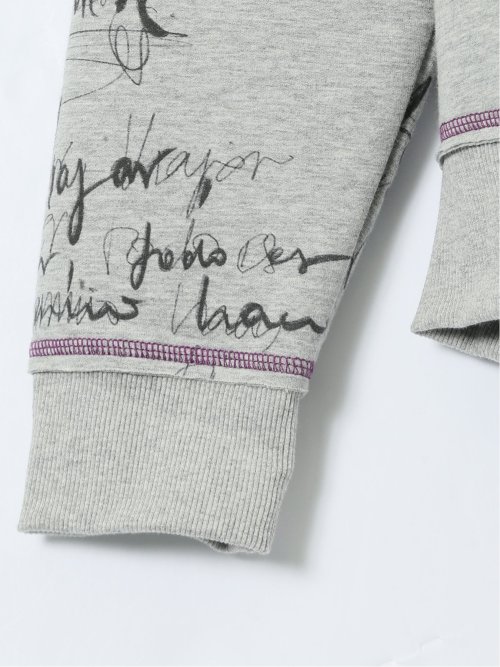 【大きいサイズ】デシグアル/Desigual レタリング入り 長袖プルパーカー