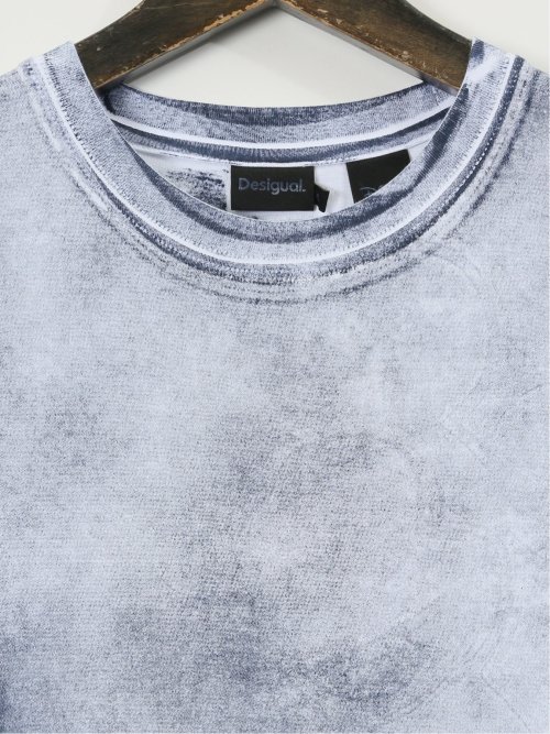 【大きいサイズ】デシグアル/Desigual Disney ミッキーマウス プリント クルーネック 半袖 Ｔシャツ