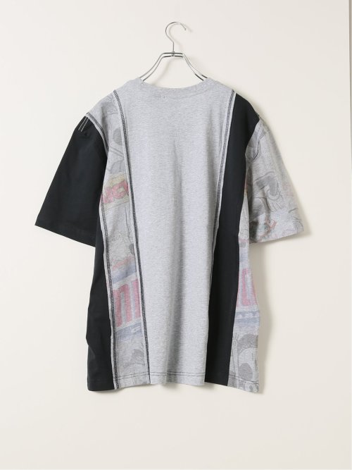 Tシャツ メンズ 半袖 大きいサイズ 綿 コットン クルーネック ミッキー デシグアル/Desigual