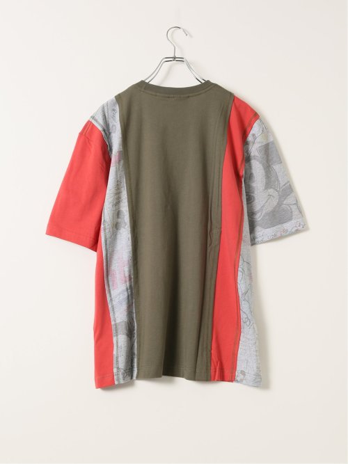 Tシャツ メンズ 半袖 大きいサイズ 綿 コットン クルーネック ミッキー デシグアル/Desigual