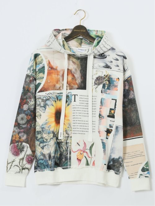 大きいサイズ】デシグアル/Desigual Disney 総柄 パーカー(L 02