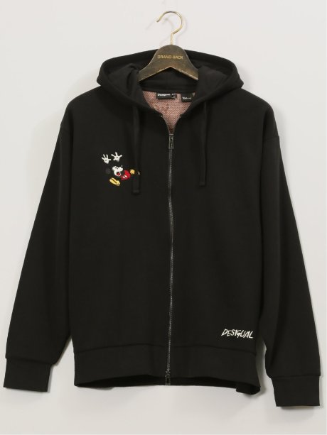 【大きいサイズ】デシグアル/Desigual ミッキープリント クルースエット
