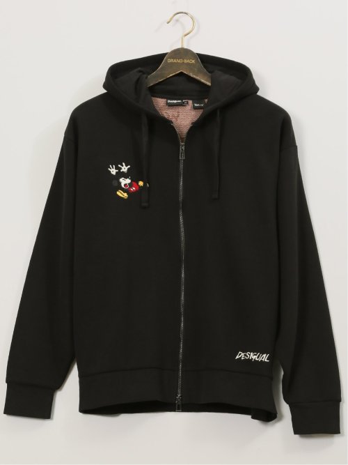 【大きいサイズ】デシグアル/Desigual ミッキープリント クルースエット