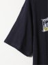 【大きいサイズ】エスパスヴェール/ESPACE VERT 綿 スラブ 天竺 ペンギン クルーネック 半袖 Ｔシャツ