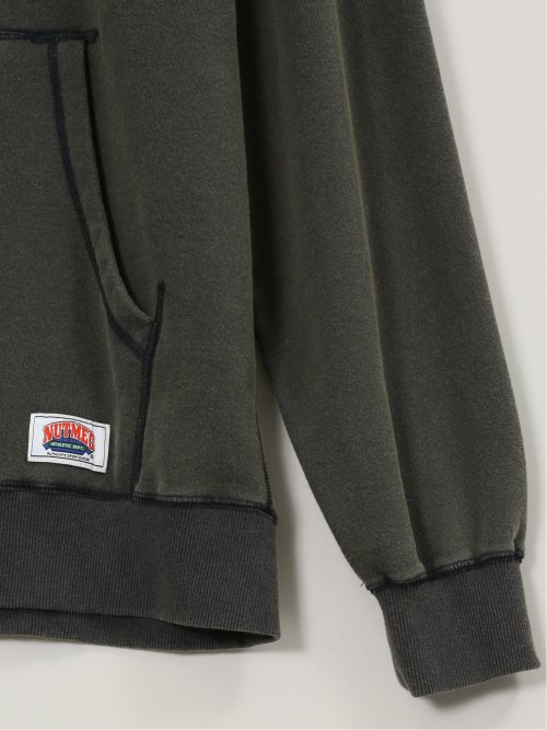 【大きいサイズ】ナツメグ/NUTMEG×UCLA 綿100% スエット プリントプルパーカー