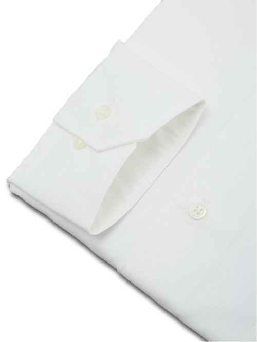 【大きいサイズ】ファットゥーラ/FATTURA 日本製 綿100% ワイドカラー長袖シャツ