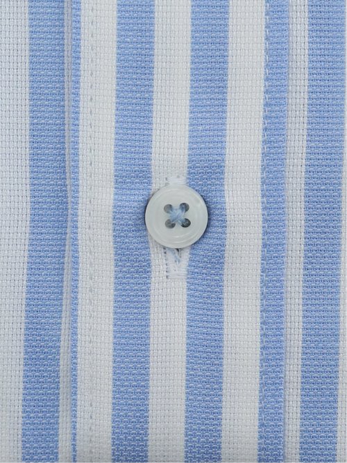 【大きいサイズ】ファットゥーラ/FATTURA 日本製 綿100% ボタンダウン長袖シャツ