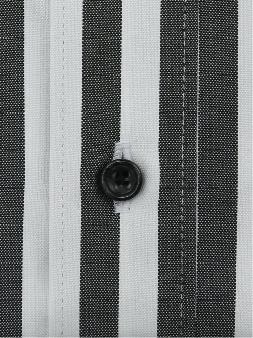 【大きいサイズ】ファットゥーラ/FATTURA 日本製 綿100% ボタンダウン長袖シャツ