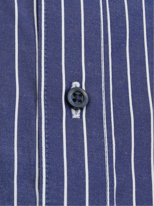 【大きいサイズ】ファットゥーラ/FATTURA 日本製 綿100% ボタンダウン長袖シャツ