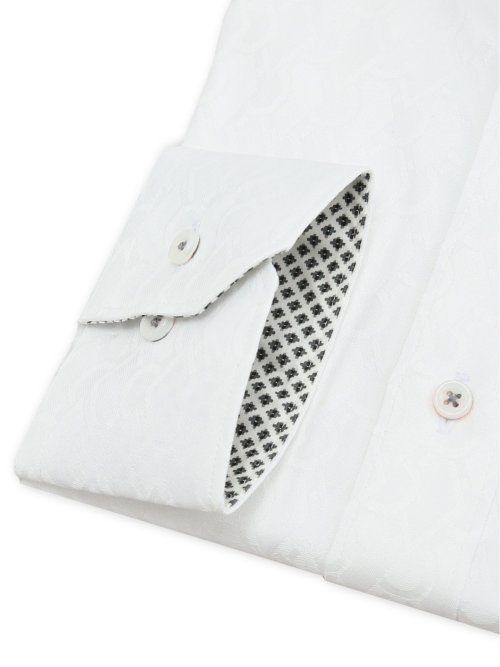 【大きいサイズ】ファットゥーラ/FATTURA 日本製 綿100% ボタンダウン長袖シャツ