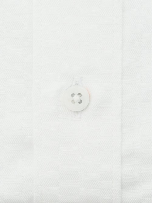 【大きいサイズ】ファットゥーラ/FATTURA 日本製 綿100% ボタンダウン長袖シャツ