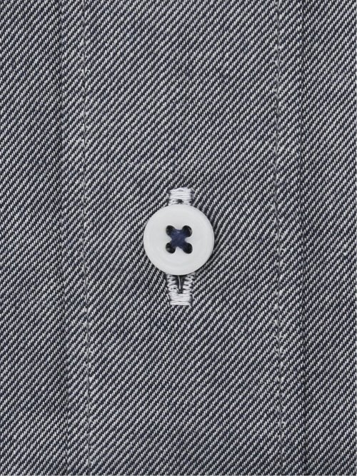 【大きいサイズ】ファットゥーラ/FATTURA 日本製 綿100% ボタンダウン長袖シャツ