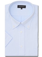 【大きいサイズ】グランバック/GRAND-BACK 形態安定 ボタンダウン半袖シャツ