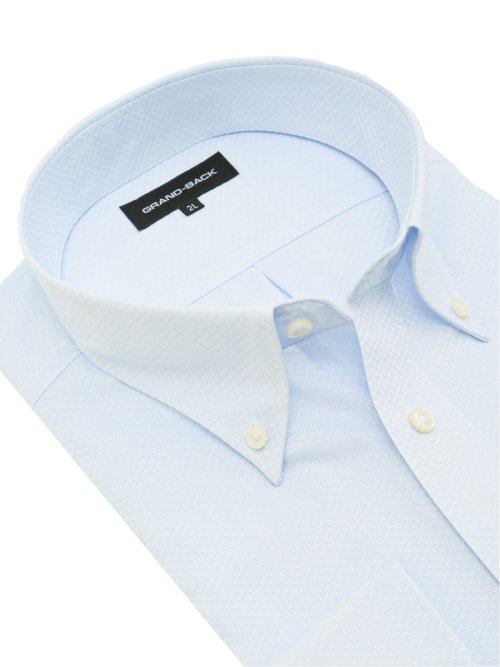 【大きいサイズ】グランバック/GRAND-BACK 形態安定 ボタンダウン長袖シャツ